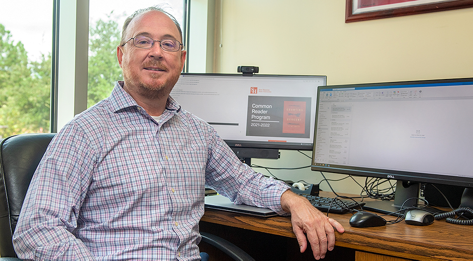 Jason Riley in his office